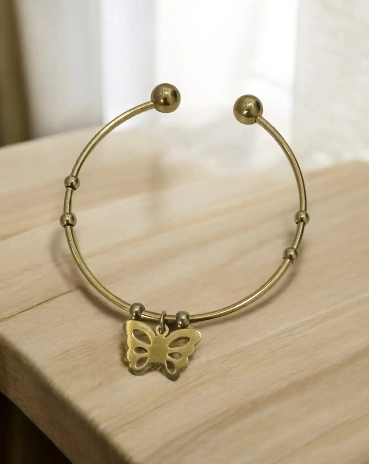 PULSERA DE ARO MARIPOSA