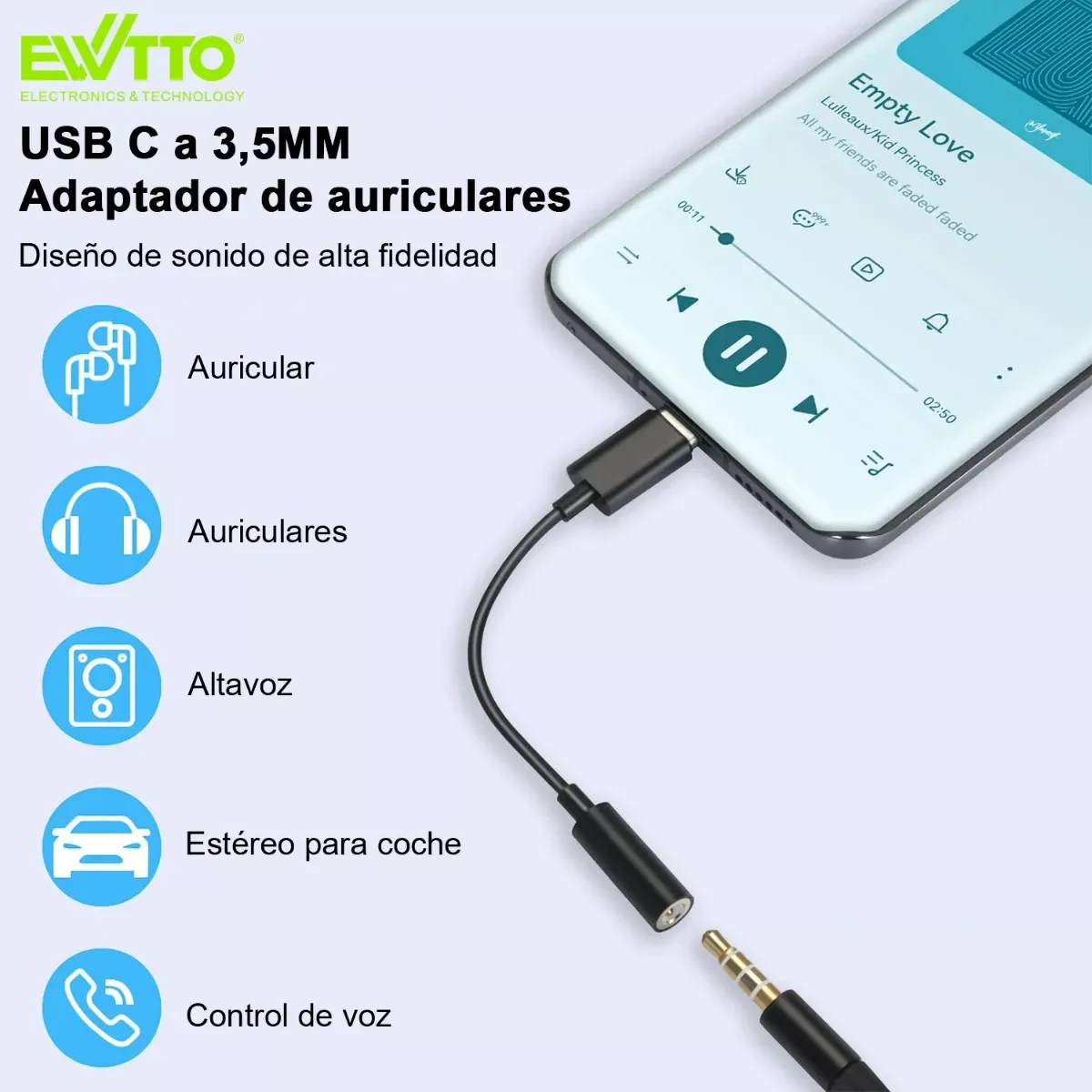 ADAPTADOR C A JACK 3.5