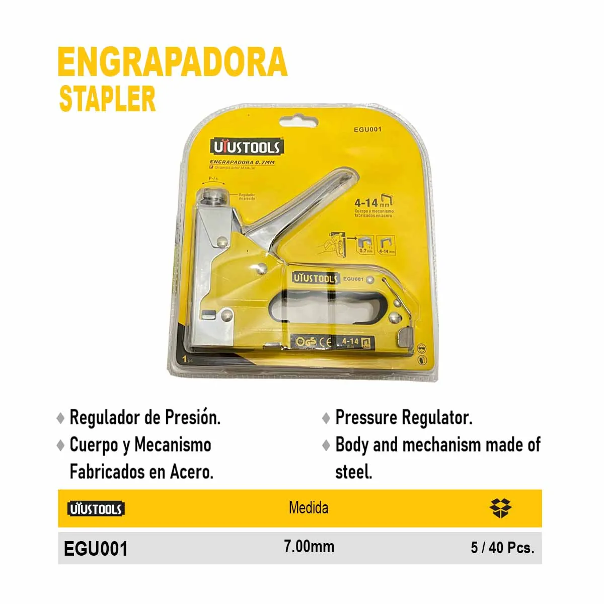 ENGRAMPADORA 0.7MM UYUST ECO 4-14MM