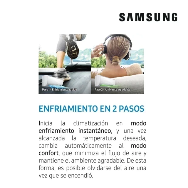 Aire Acond. SAMSUNG Split 4990 Frigorías F/C INVERTER SAMSUNG 3