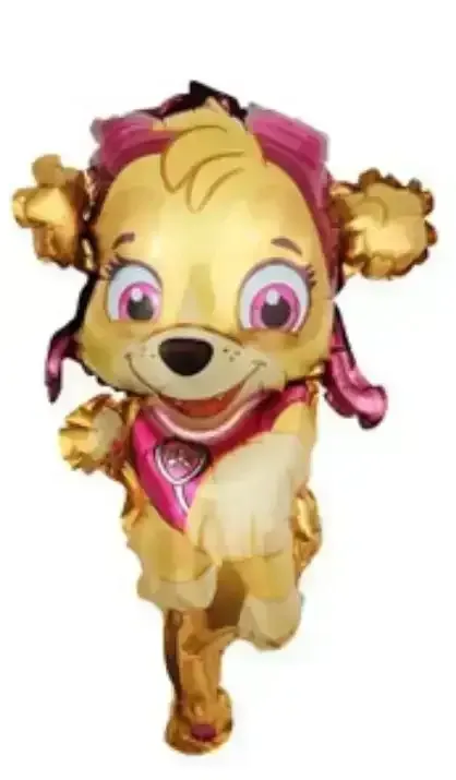 Globo metalizado personaje paw patrol Skye (40 cm)
