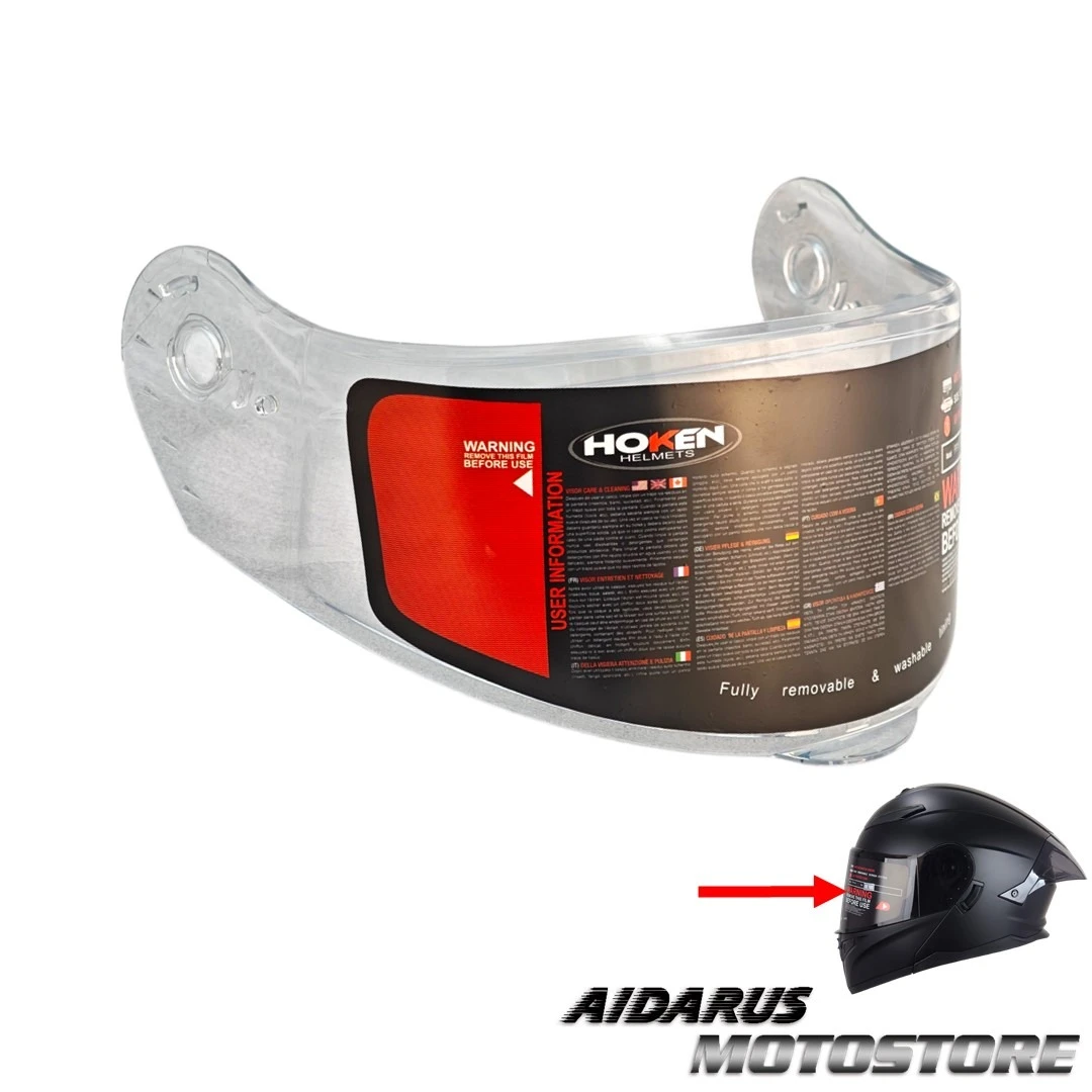 VISOR HOKEN 916 TRANSPARENTE