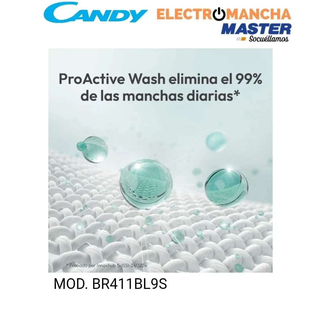 LAVADORA CANDY BR411BL9S 11 KILOS 1400 RPM CLASE A-30% 4
