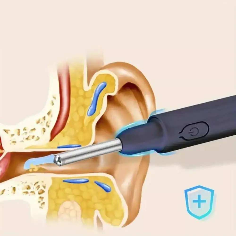 Limpiador smart de oído con cámara  3