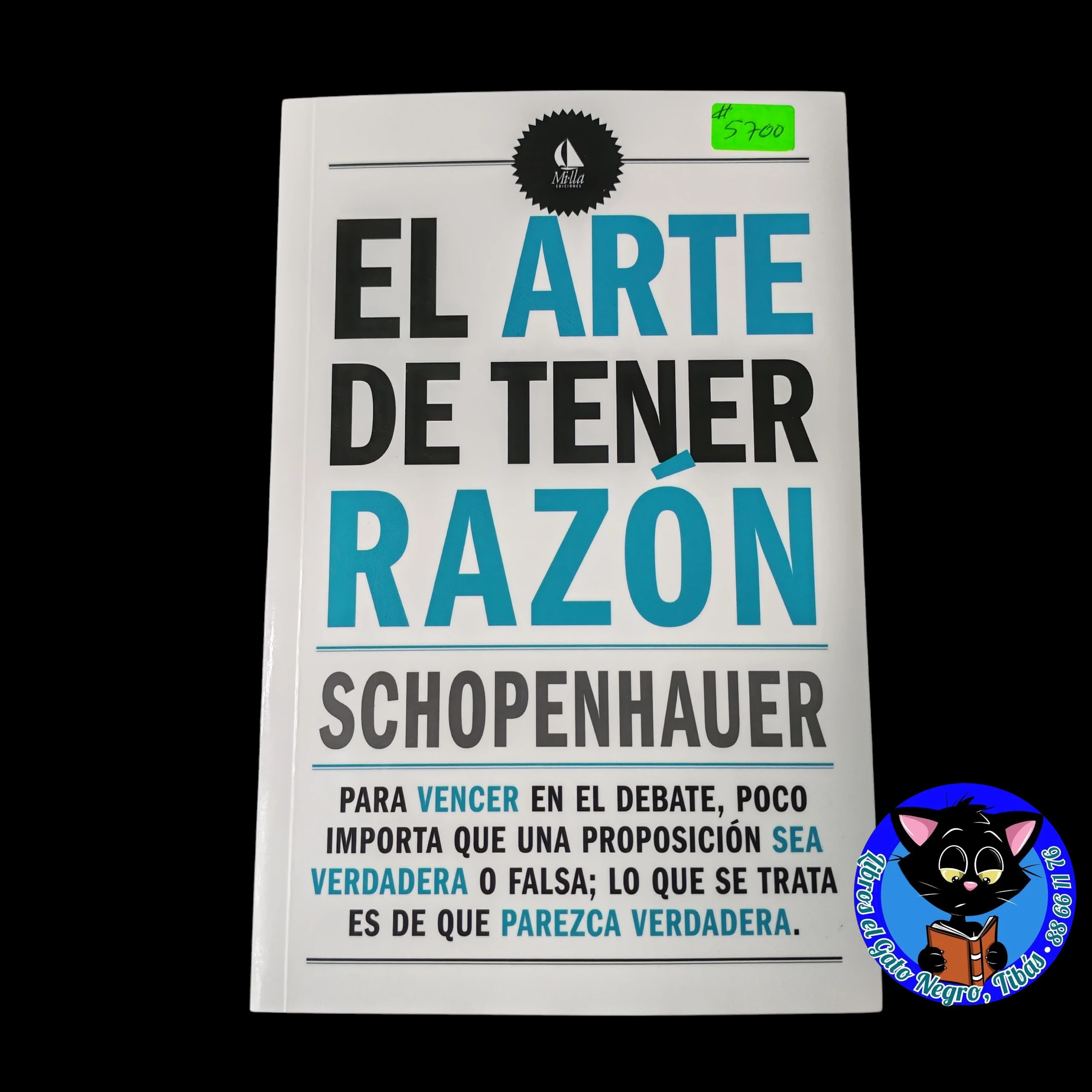 El arte de tener razón, Arthur Schopenhauer nuevo 