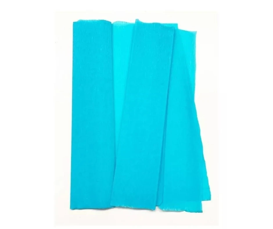 Crepe azul cielo  pliego