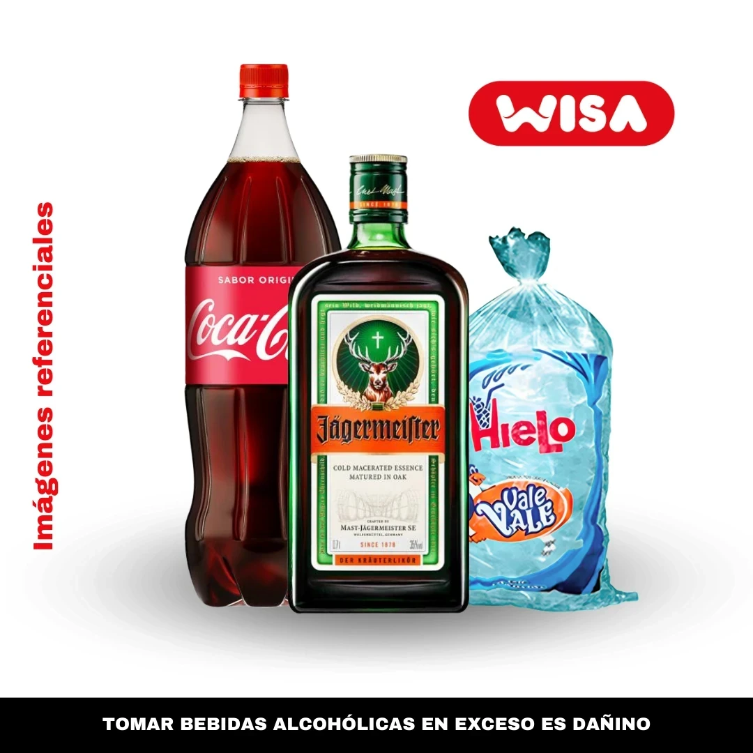 Combo Jagermeister 700 ML + Coca Cola 1.5 L