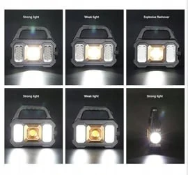 LÁMPARA SOLAR DE CAMPING PARA TURISTAS CON 16LEDS 1800 lúmenes 3