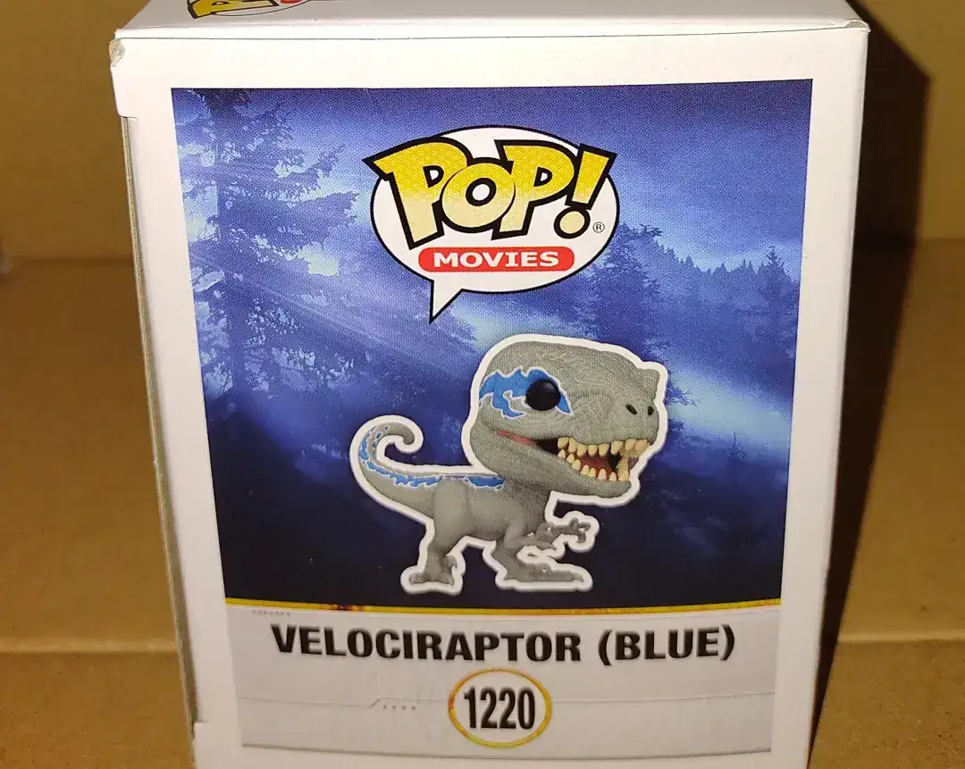 Funko pop movies: jurassic world - velociraptor (BLUE) #1220 *EXCLUSIVO SPECIAL EDITION 4