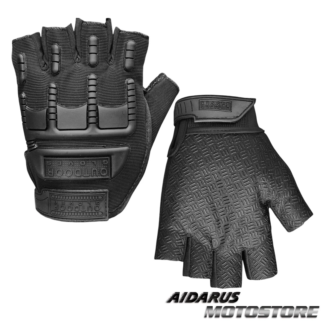 GUANTES OUTDOOR CORTOS NEGRO