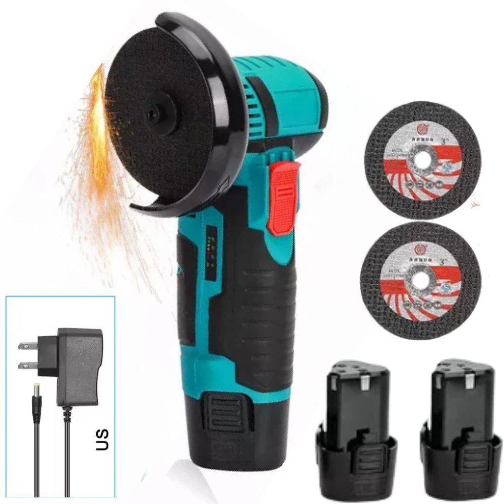 Mini pulidora amoladora inalámbrica portátil 12V doble batería 