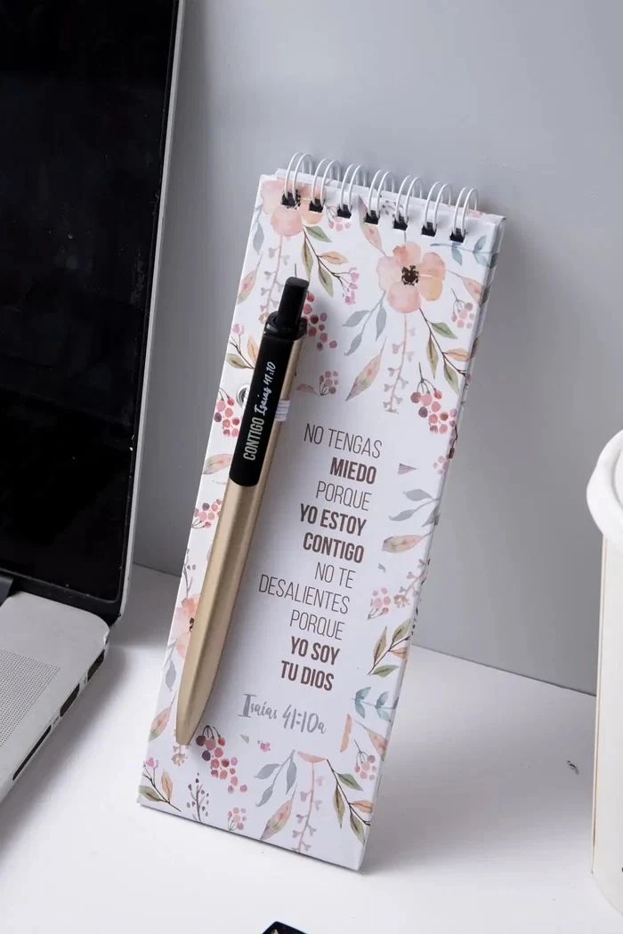 Libreta larga con lapicero No temas 2
