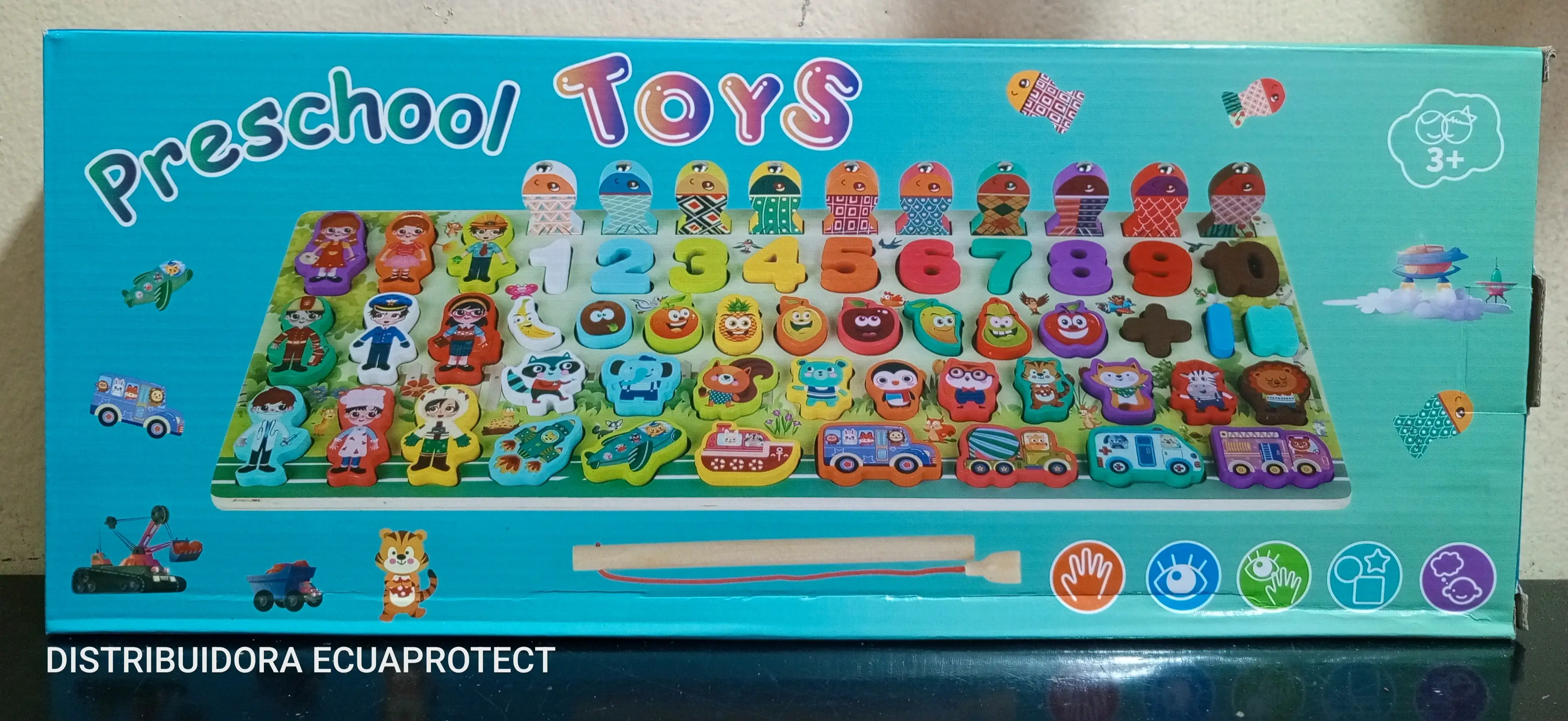 MONTESSORI - TABLERO DE PESCA, NUMÉRICO y FIGURAS 🎣🔢👮🧑‍🚒