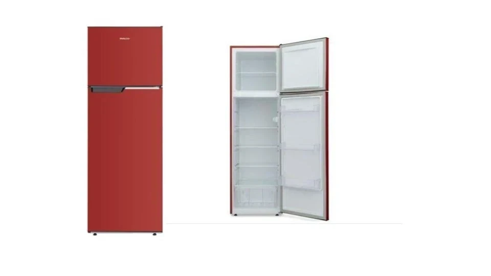 HELADERA PHILCO CON FREEZER 340LTS COLOR BORGOÑA 