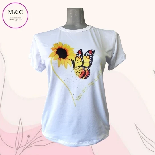 Blusa basica estampada T-G 6