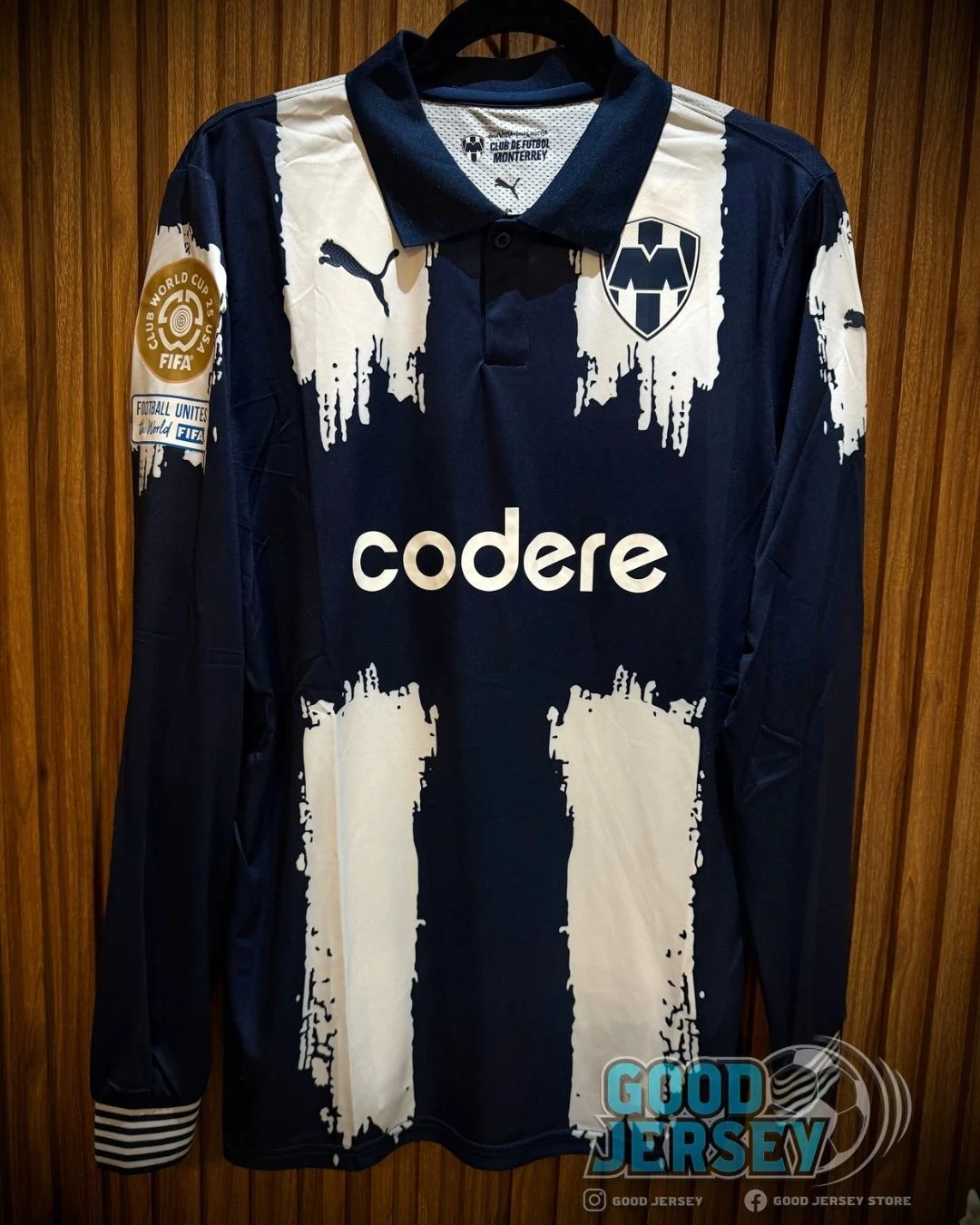 Jersey Rayados Manga Larga MDC 