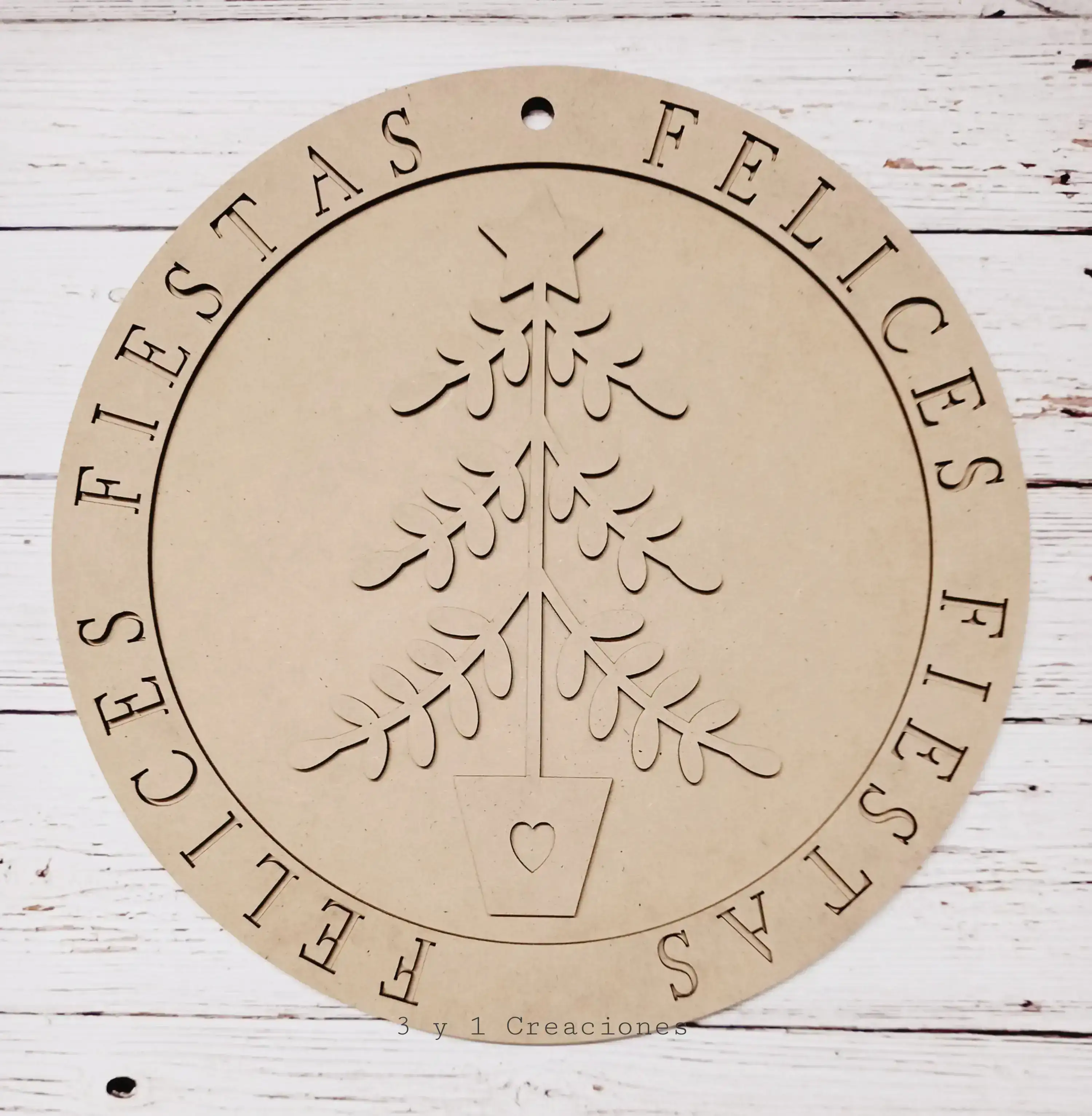 CARTEL ARO FIESTAS CON ÁRBOL