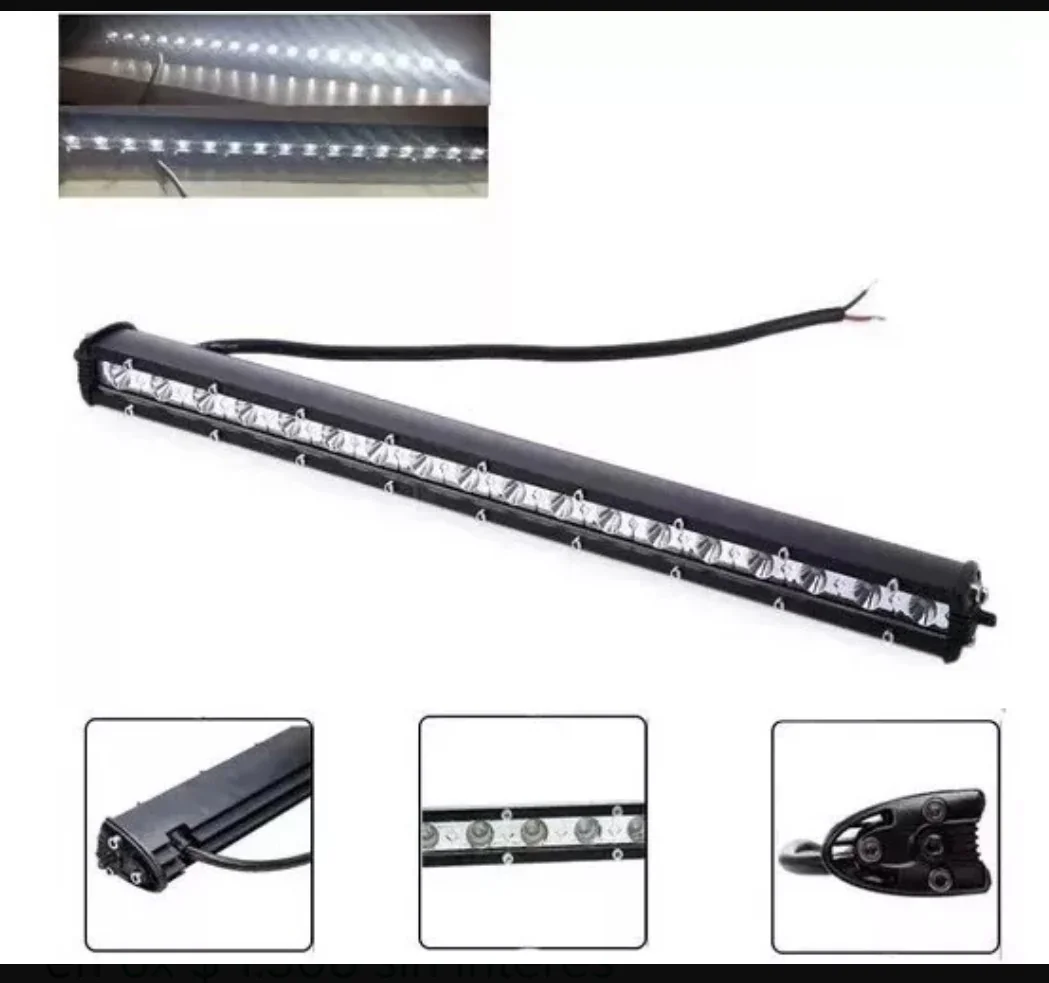 Barra Led 72w Neblinero Auto 4x4 De 65cm 2