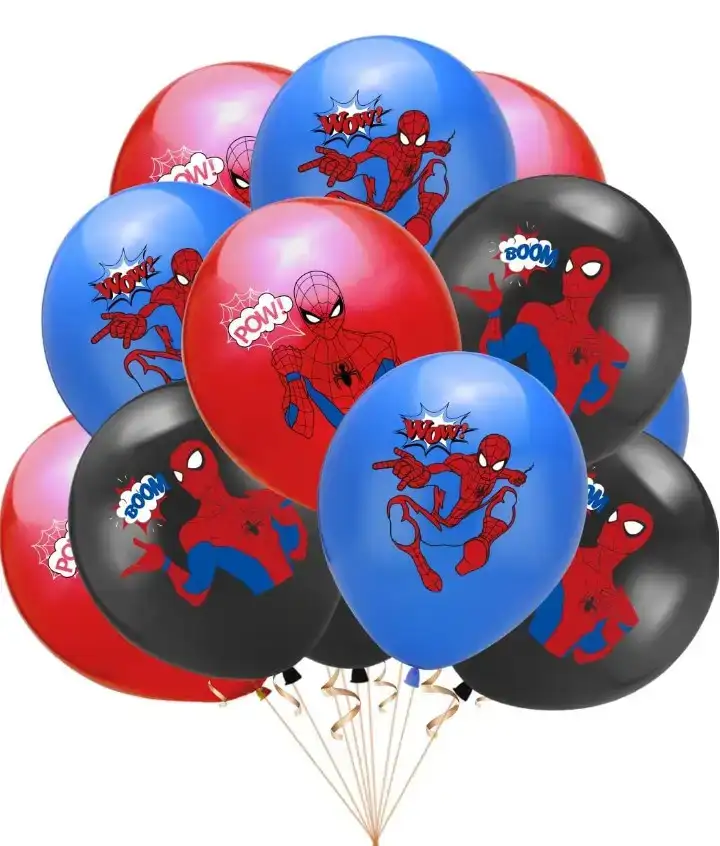 Globo estampado Hombre Araña x 10 unidades 