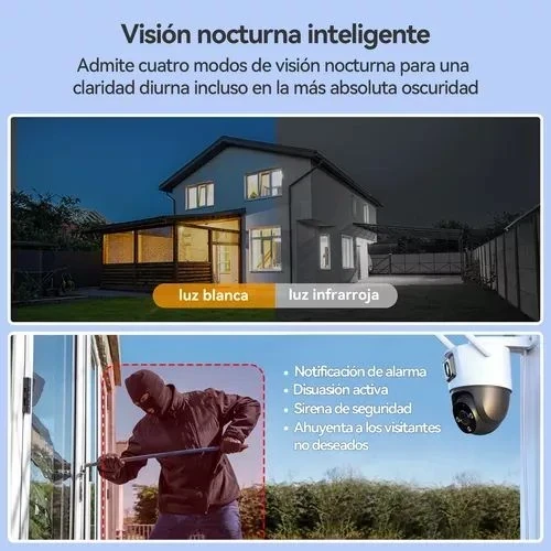Cámara De Seguridad 6mp  Doble Lente Video A Color 24/7 Imou Sense Alta Definición 7