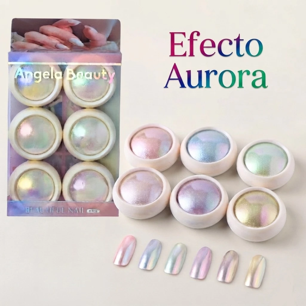 Set Decoración Efecto Aurora para Uñas 2