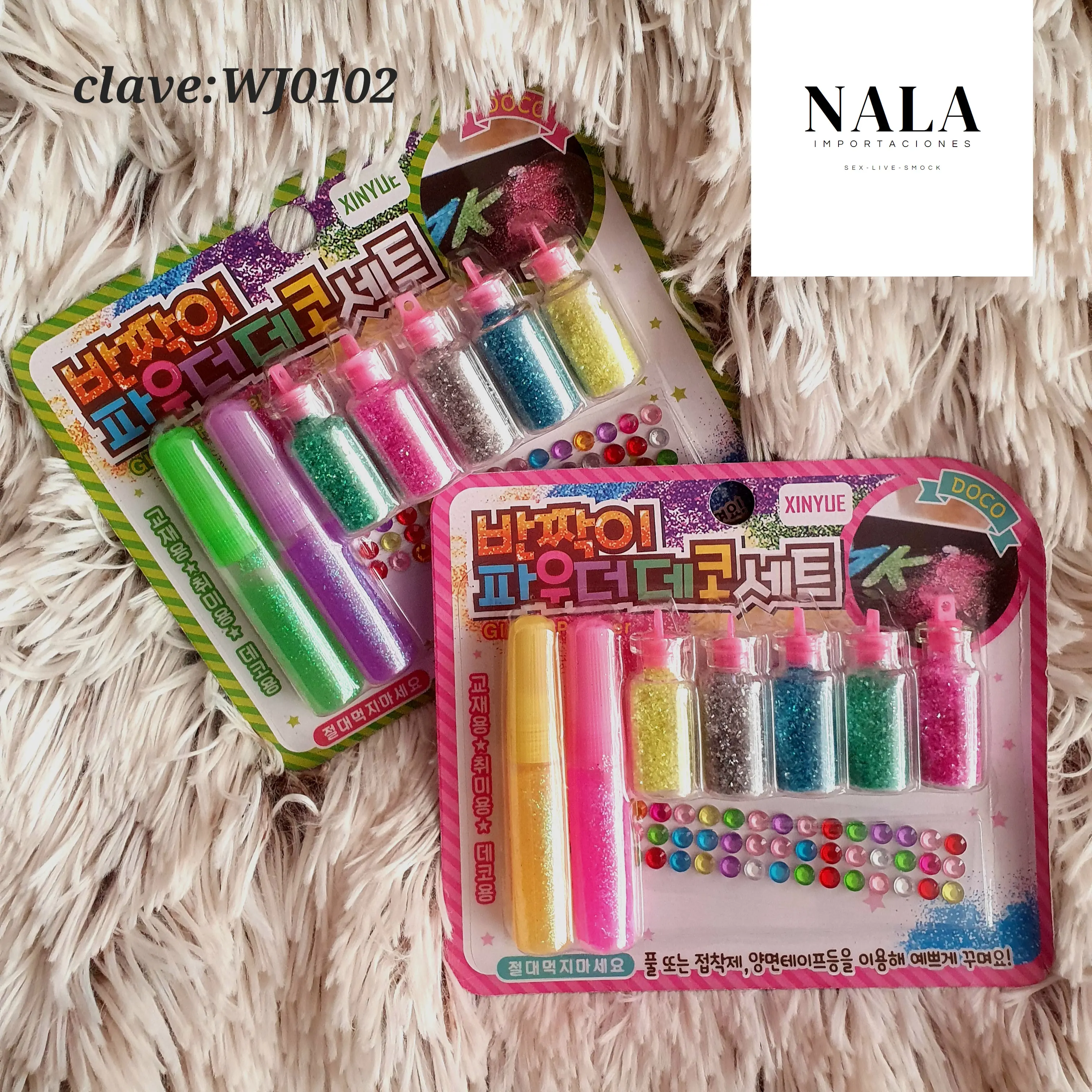 Set Glitter Juguete