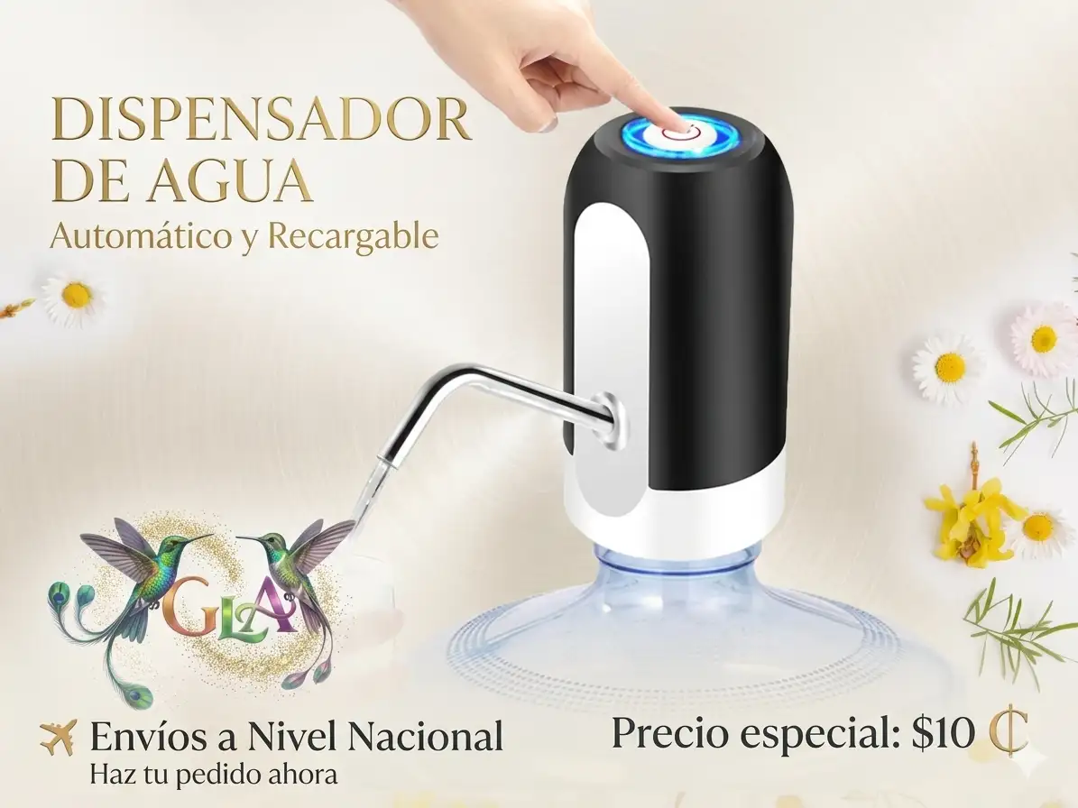 Dispensador de cargable de agua
