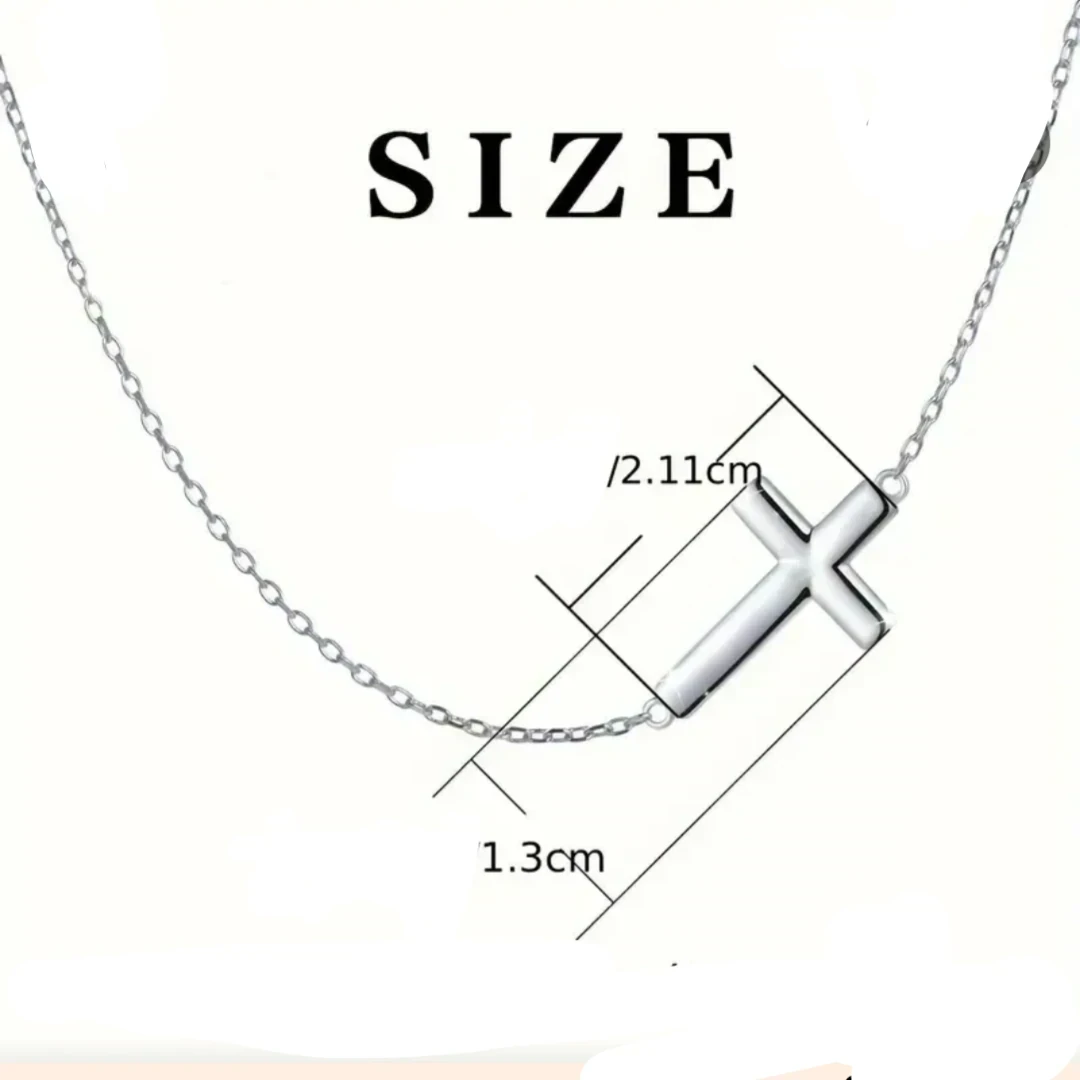 CADENA BEBÉ CON CRUZ PLATA 3