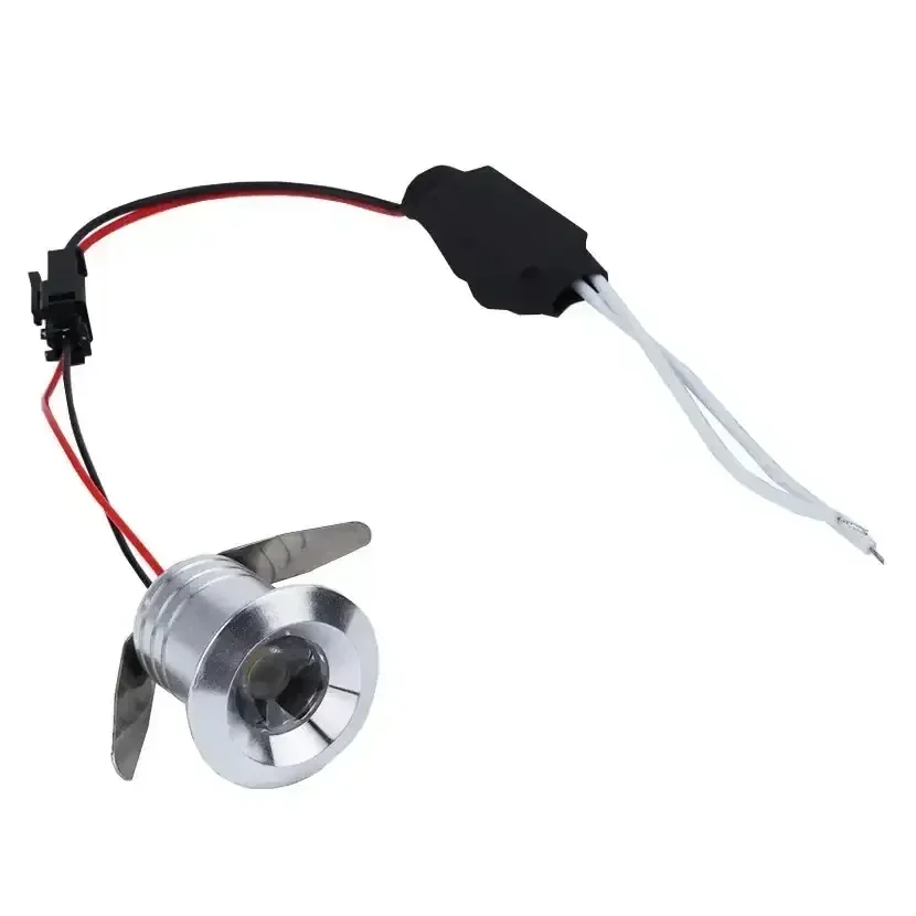 OJO DRAGON LED 3W PLATEADO REDONDO 2