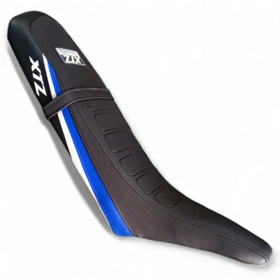 TP XTZ 125 Forro Tapizado Cold Line negro azul blanco negro DW