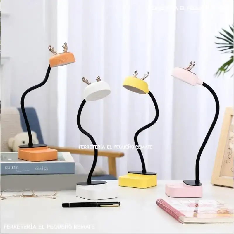 Lámpara escritorio flexible venado 