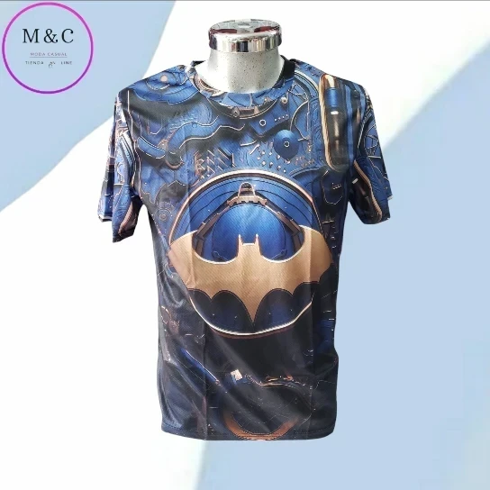 Playera estampada para caballero 