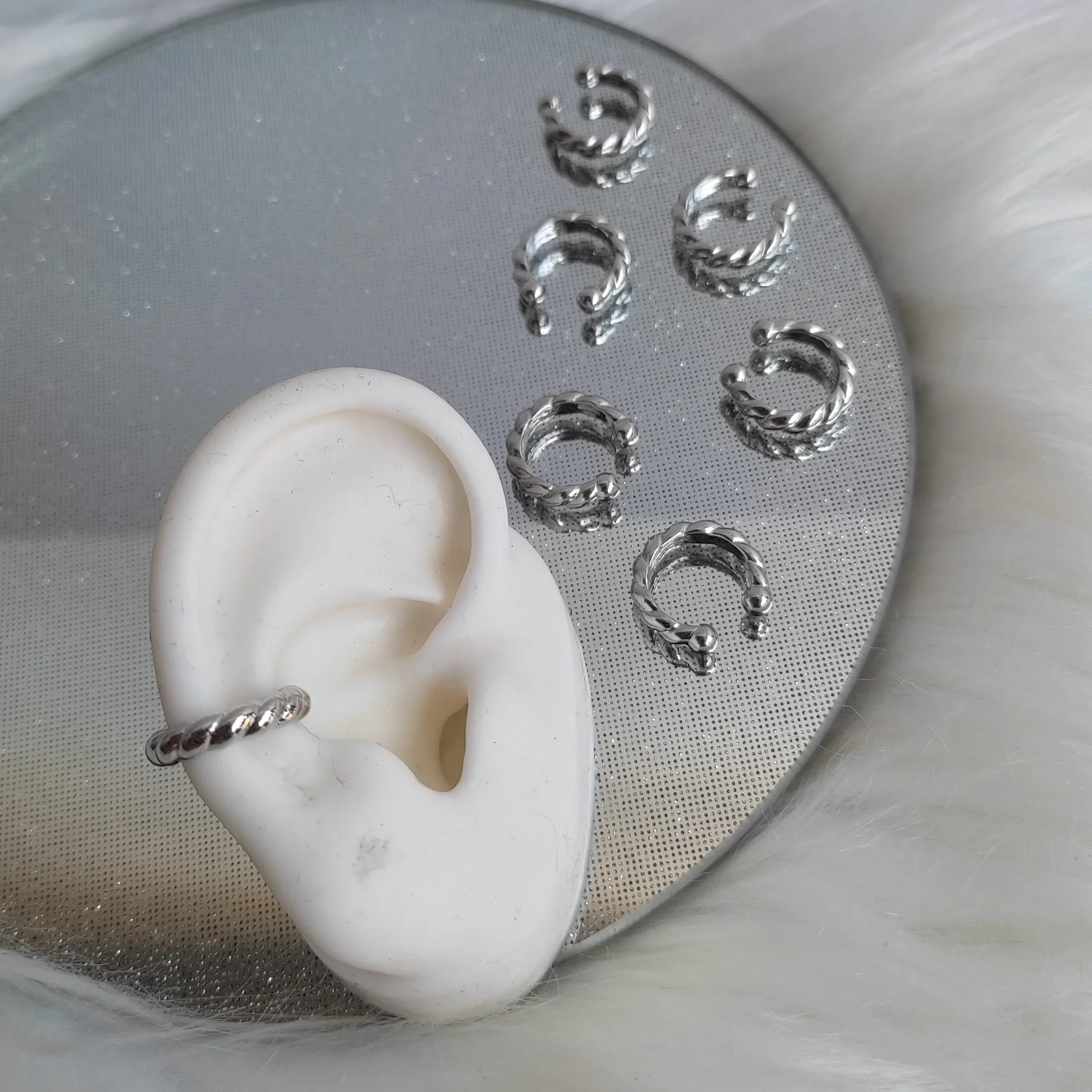 EARCUFF UNICORN SILVER 2
