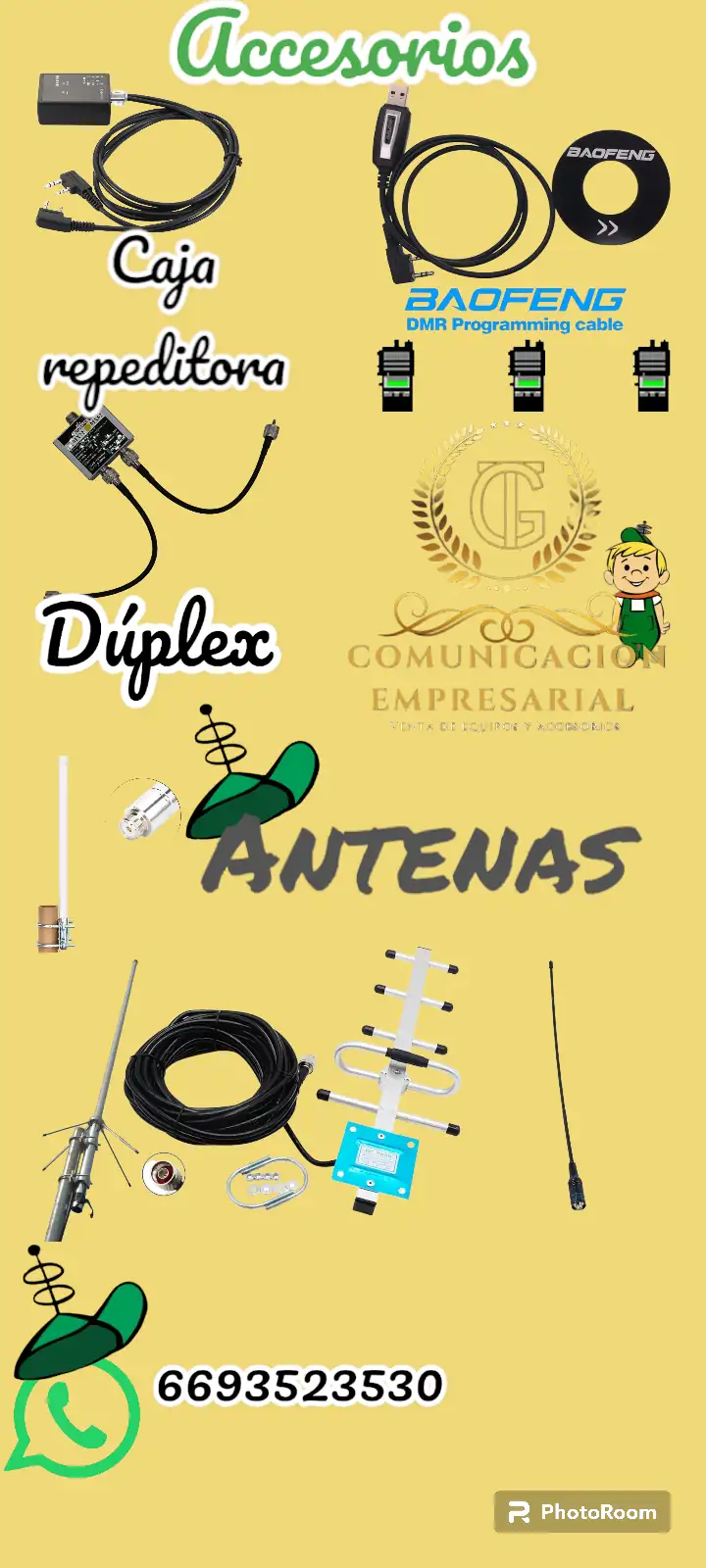Antenas y duplex