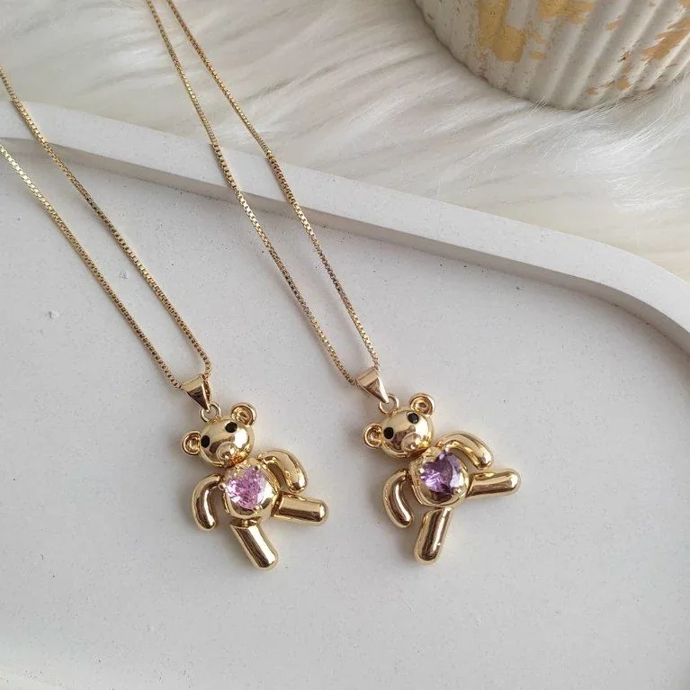 CADENA OSO ARTICULADO CORAZÓN 