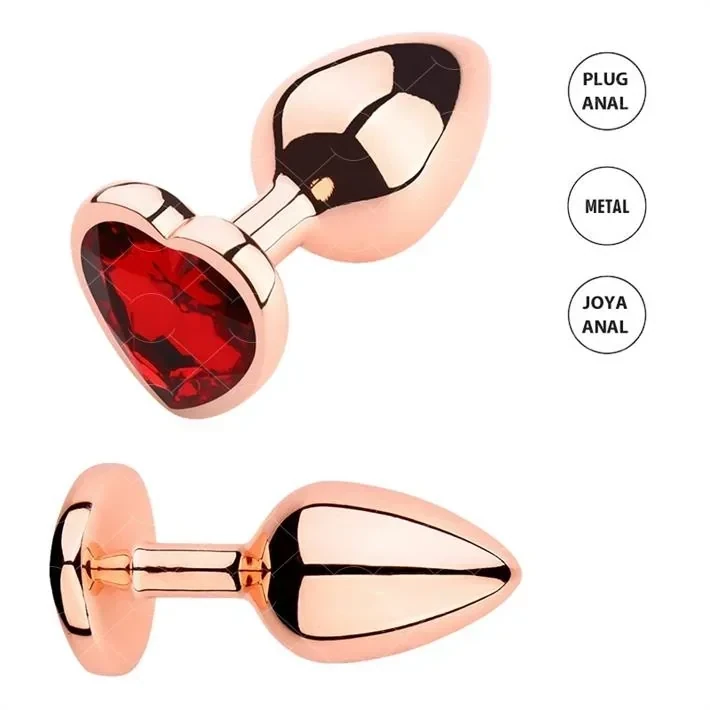 Plug Anal small Corazon Rojo