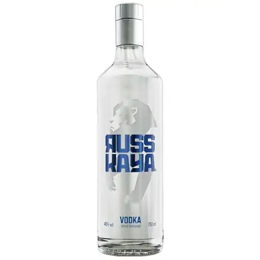  Vodka RUSSKAYA Botella 750ml
