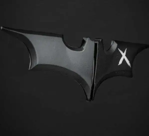 Clip magnético de acero inoxidable batwing sujeta billetes y tarjetas Negro
