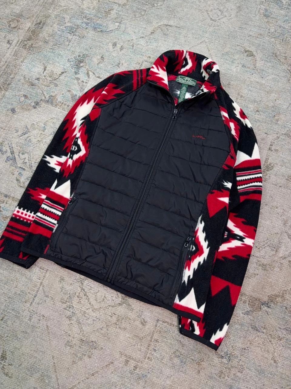 LAUREN ACTIVE RALPH LAUREN HYBRID FLEECE JACKET