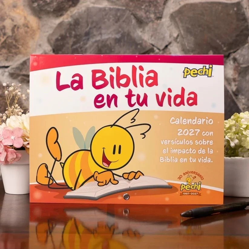 Calendario pared Pechi 2027 La Biblia en tu vida 2