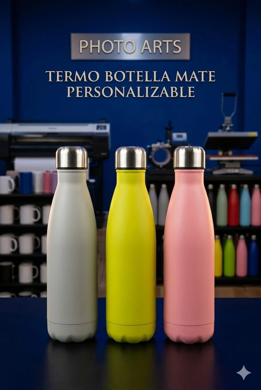 Termo Botella Mate