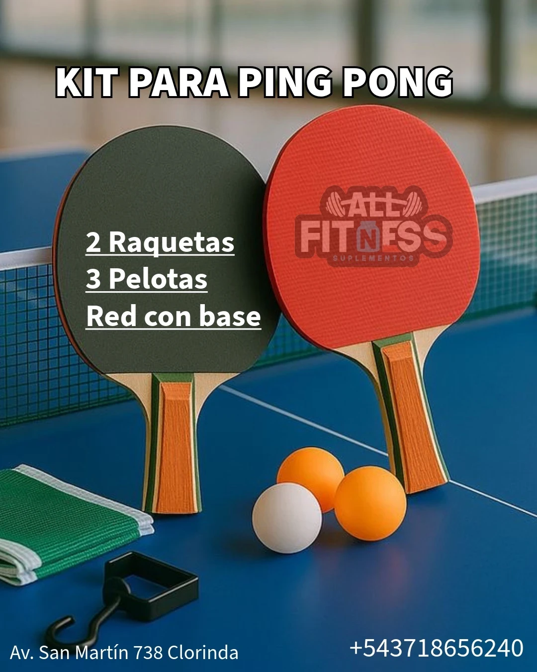Kit para Ping Pong 