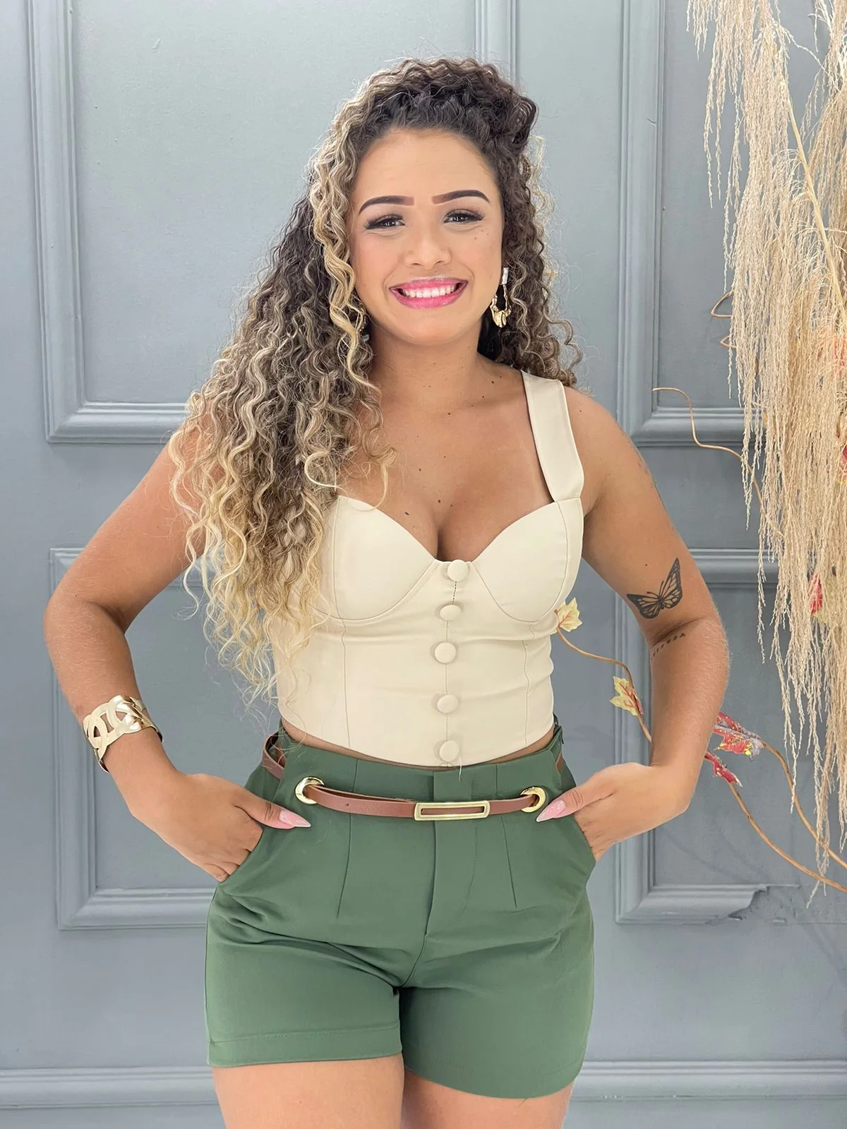 SHORT COM CINTO LANÇAMENTO 2