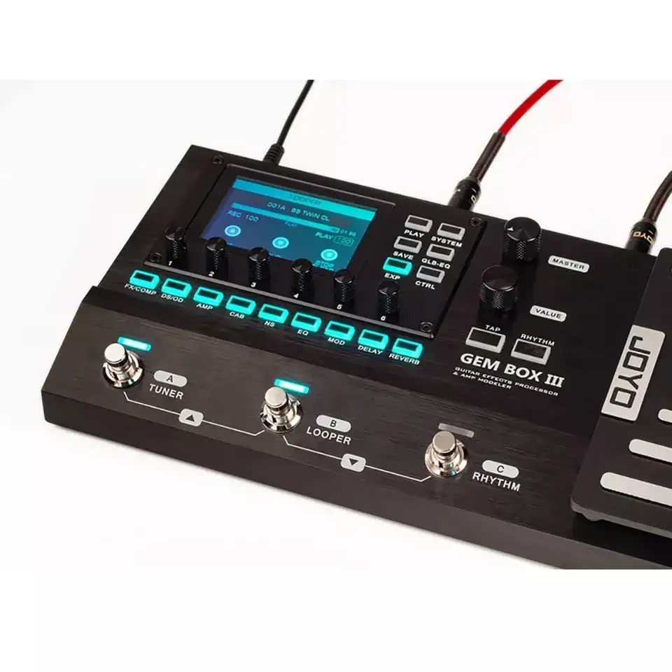 JOYO joya caja lll guitarra Pedal sintetizador Multi-procesador de efectos Overdrive Pedal de distorsión 2
