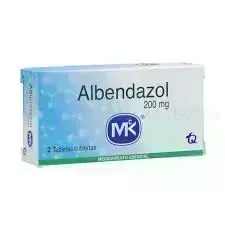 ALBENDAZOL 200 MG X 2 TAB MK
