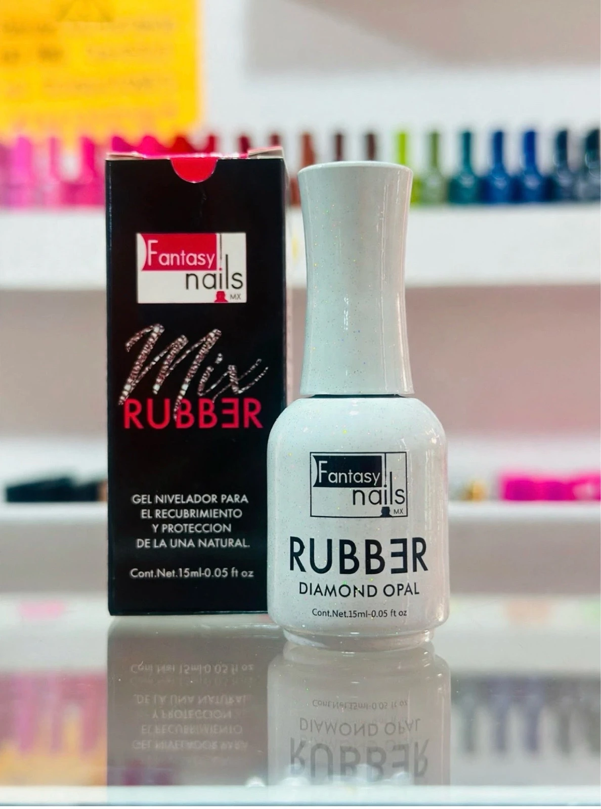 RUBBER DIAMOND OPAL FANTASY NAILS