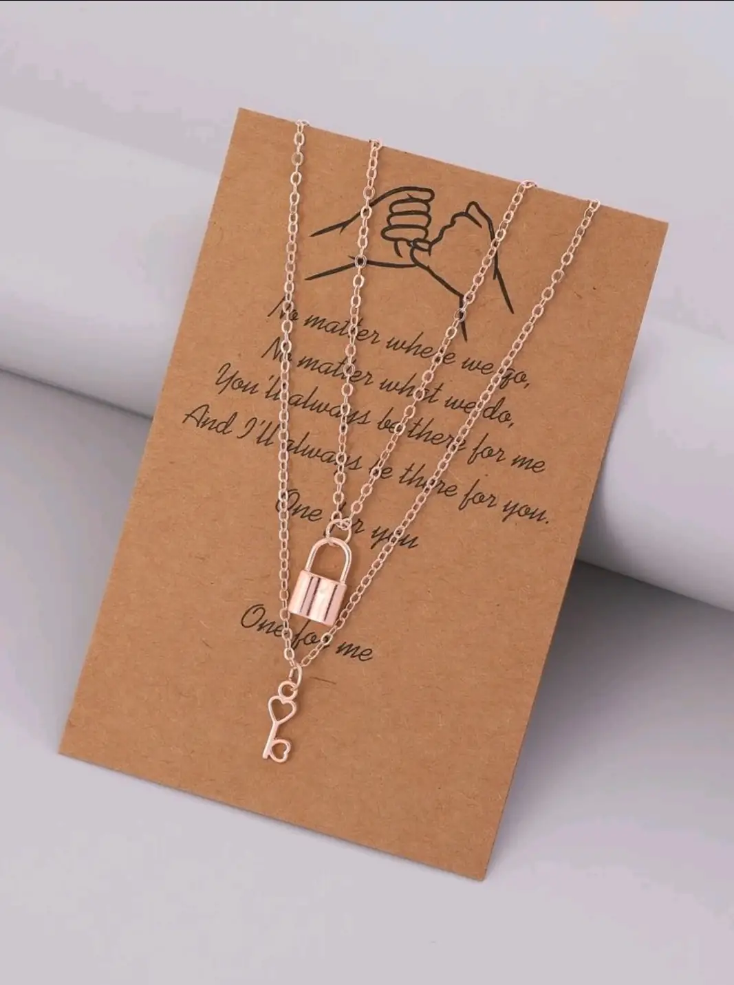 Par de cadenas llave y candado