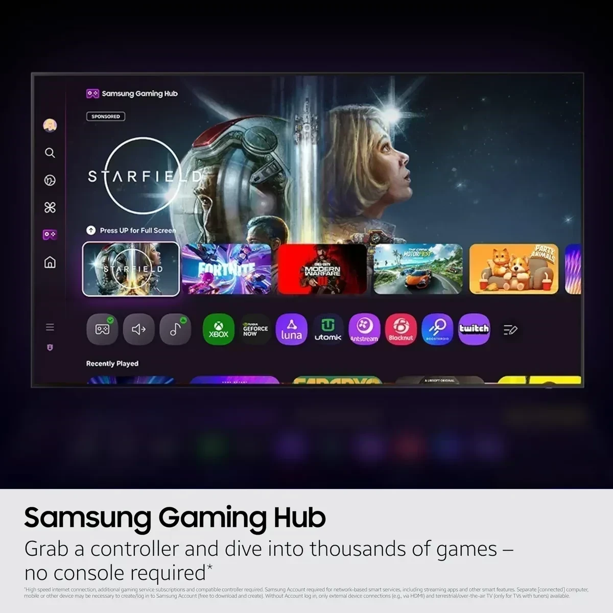 SMART TV SAMSUNG 85” U8000F 5
