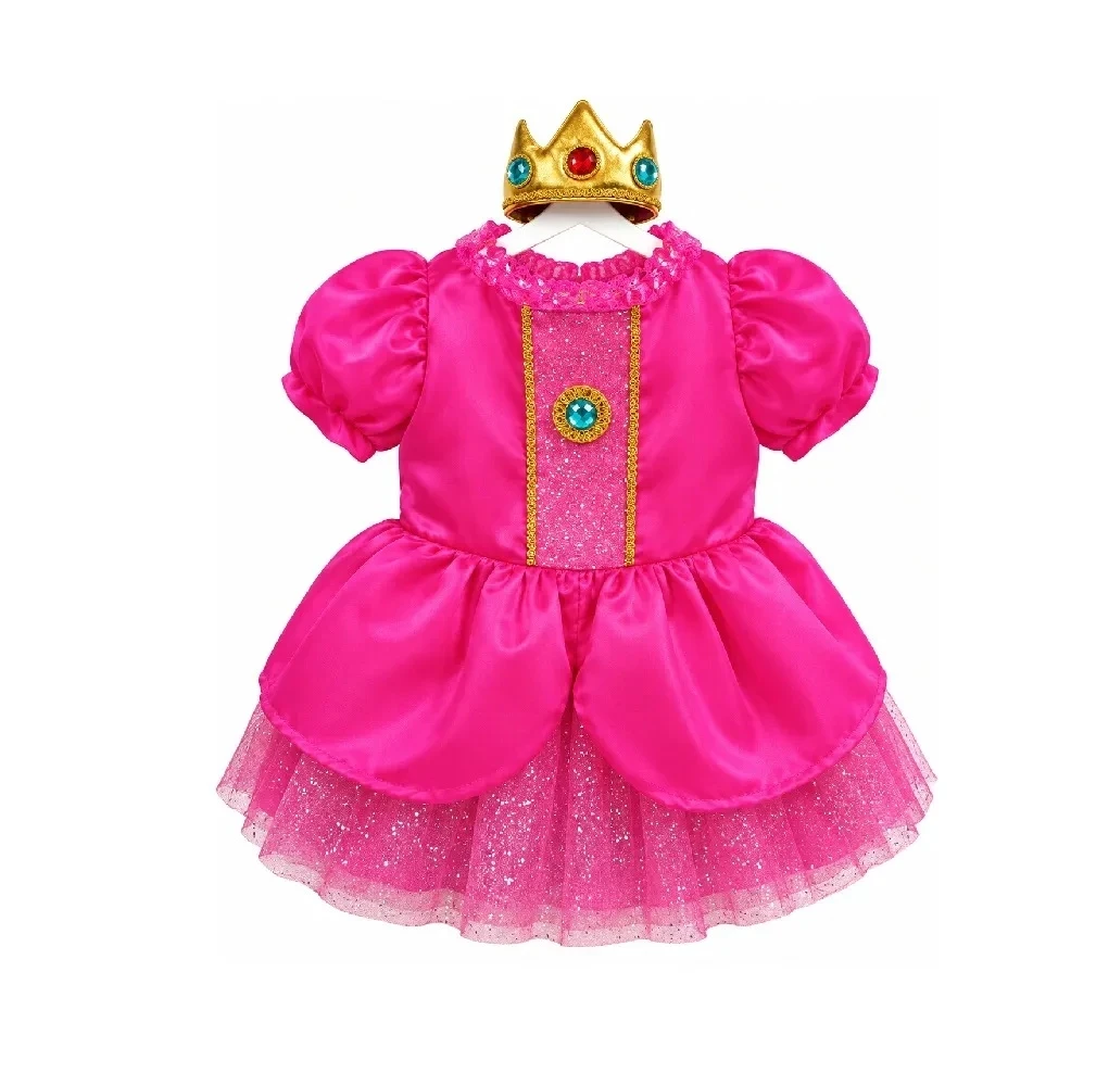 Disfraz vestido Princesa Peach 
