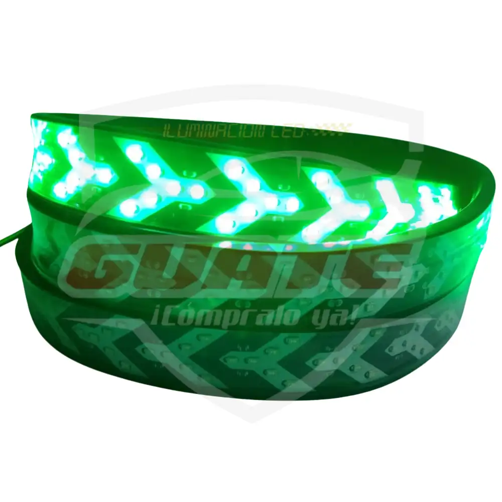 TIRA LED TRASERA O BAUL VERDE  3